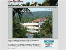 Tablet Screenshot of orionbeachresort.com